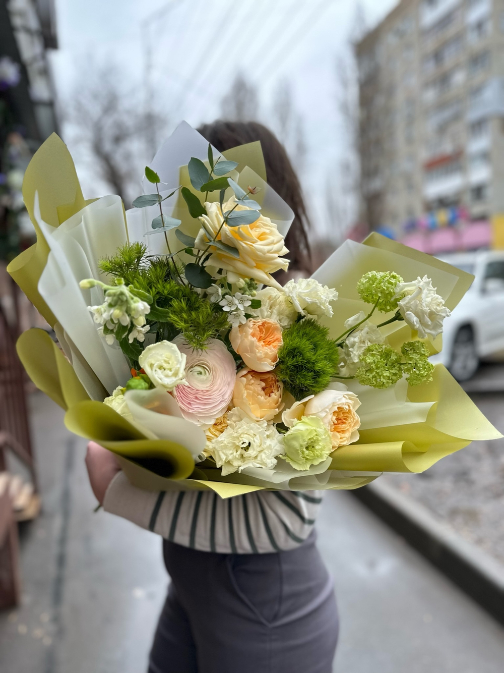 Авторский букет цветов "Сандерси"/Цветы луны