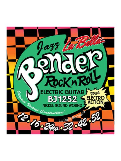Струны для электрогитары 12-52, La Bella BJ1252 The Bender Jazz