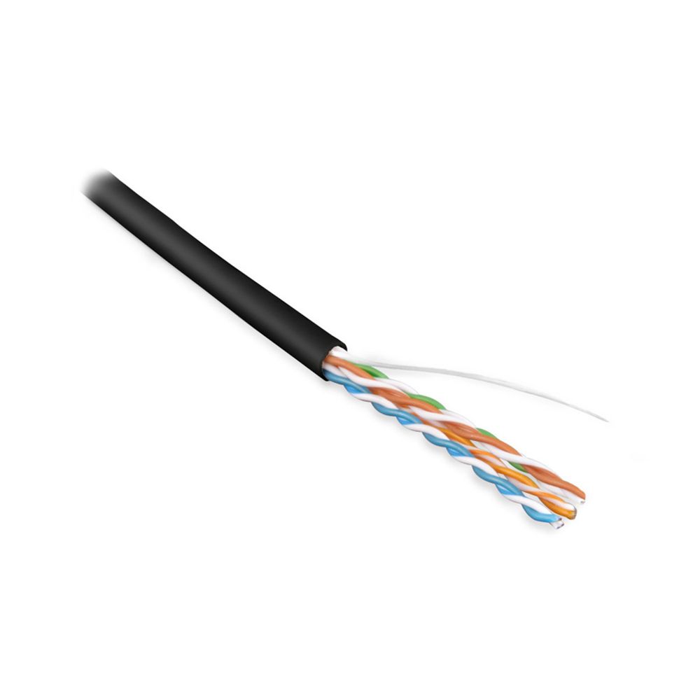 UUTP4-C5E-S24-IN-LSZH-BK-100 U/UTP кат.5е, 4 пары, 0,51 LSZH нг(А)-HF кабель витая пара Hyperline