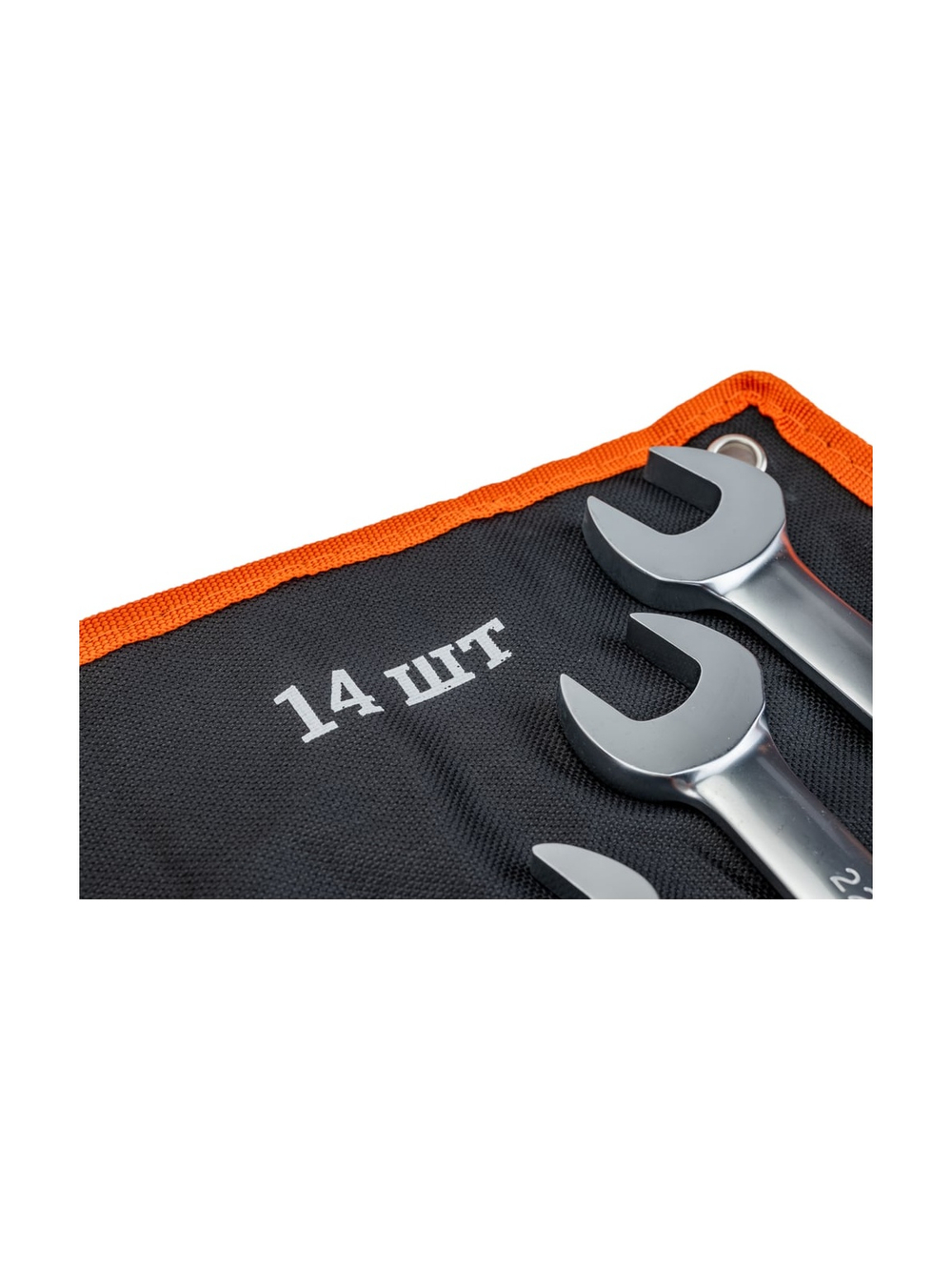 Набор комбинированных трещоточных ключей 14 шт Gigant, Сталь Cr-V, 7-24мм, grf-119