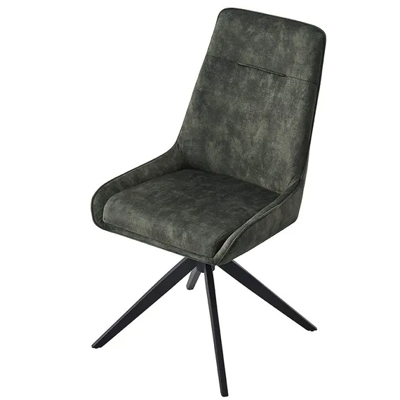 Крутящийся темно-зеленый стул Gem | Купить в Hallberg.ru