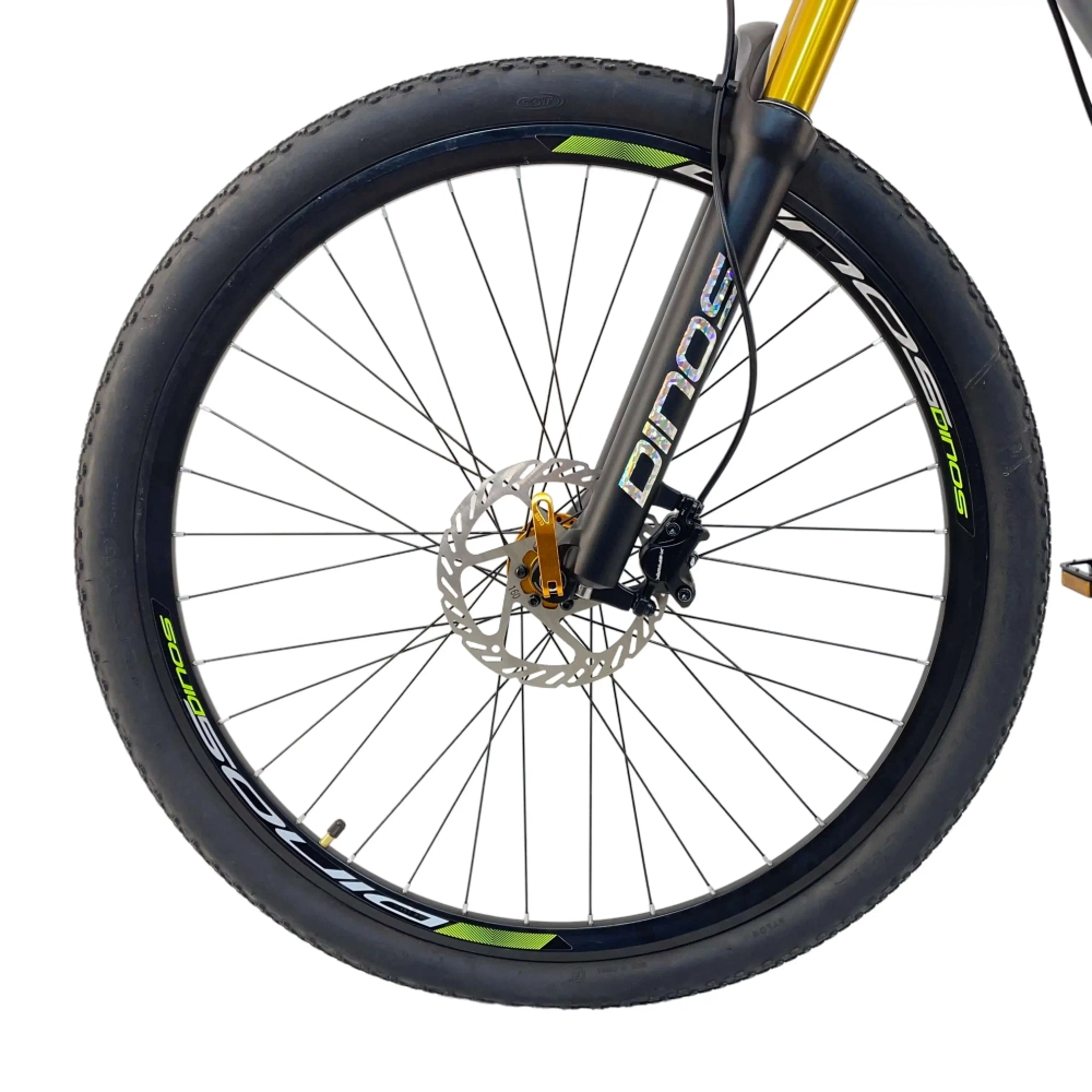 Велосипед Dinos 27.5" 10скор (L-Twoo A7, алюминиевая рама, гидравлические тормоза) Серый (DIN-45-3)