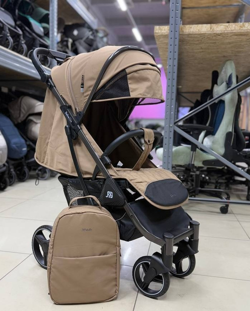 Коляска Baballo Future 2025 (коричневый/черная рама)