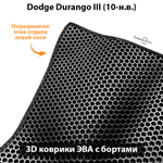 Передние автомобильные коврики ЭВА с бортами для Dodge Durango III (10-н.в.)