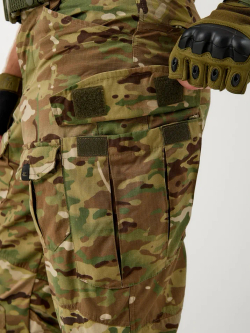 Брюки тактические GEN 3 COMBAT MULTICAM (Ген 3 Комбат мультикам), материал ткань рипстоп нейлон+хлопок (NYCO 50/50), расцветка MULTICAM, мужские, MIMICRYA