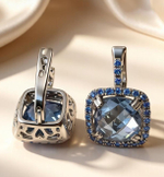 Ювелирные серьги из серебра 925 пробы