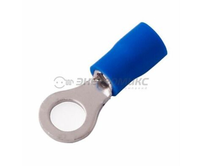 Наконечник кольцевой изолированный НКИ 2-6 д/провода 1,5-2,5мм2, синий (уп.100шт)