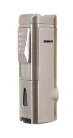 Зажигалка сигарная Passatore тройное пламя, матовое серебро 234-568