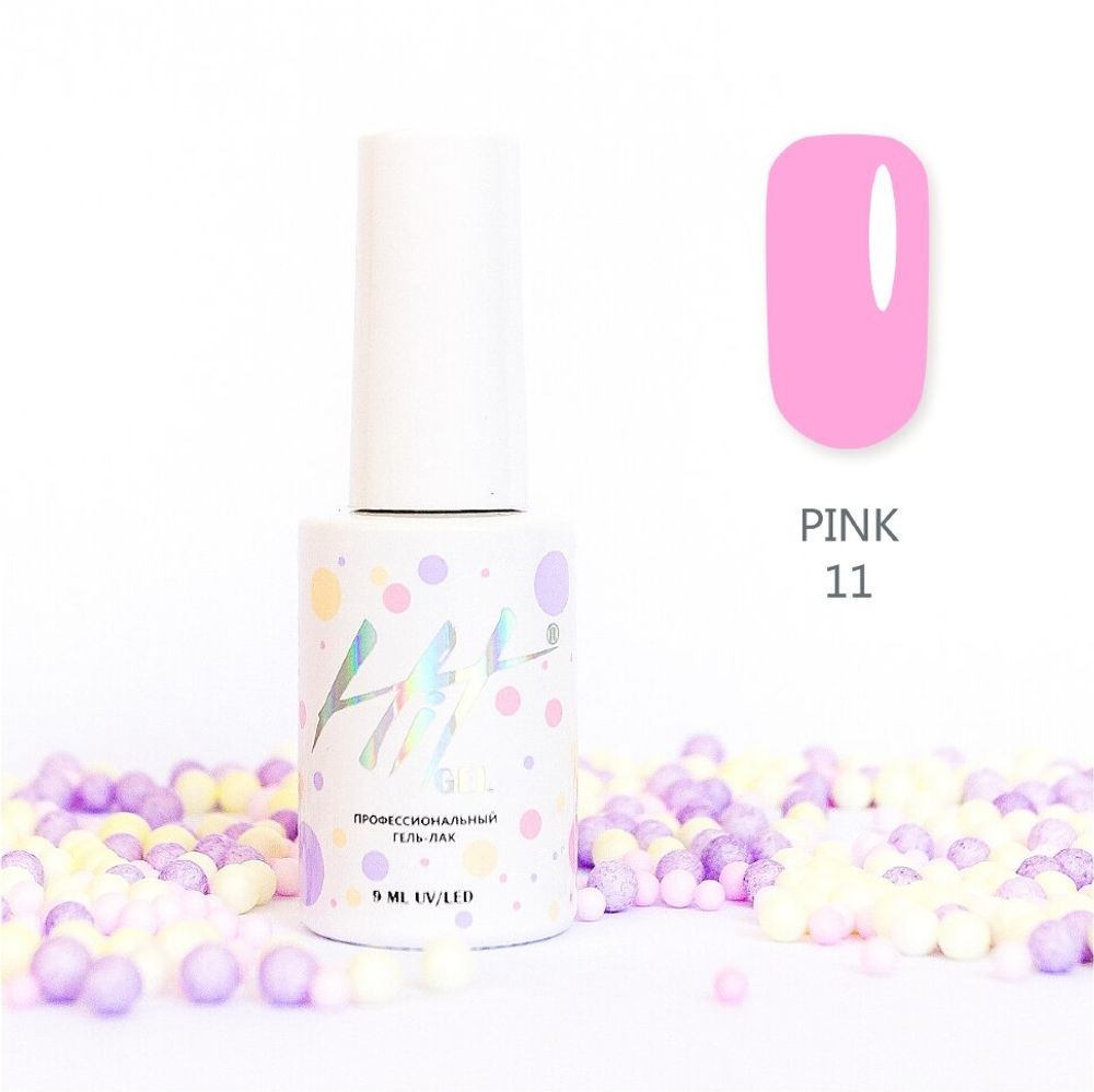 Гель-лак Pink ТМ &quot;HIT gel&quot;  №11, 9 мл