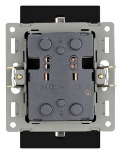 Розетка двойная с заземлением и со шторкой, без рамки Arlight SCT 043765