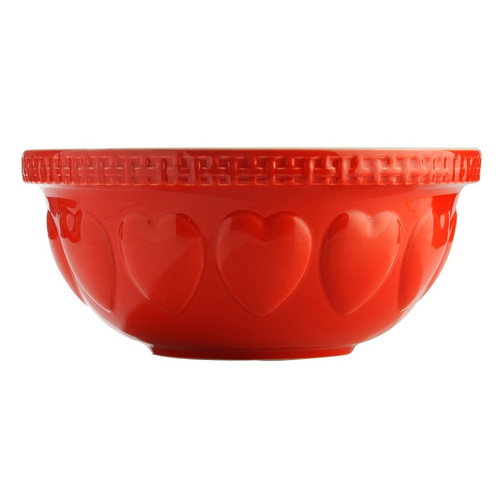 Миска для смешивания hearts, D29 см, 4 л, красная