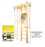 Шведская стенка Kampfer Wooden Ladder Ceiling Basketball Shield Стандарт с матом