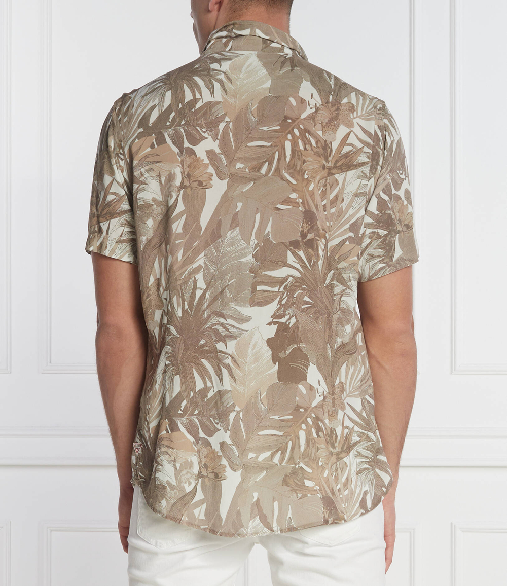 Рубашка GUESS - коричневый(M4GH76 WD4Z2)