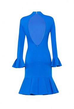 Трикотажное платье электрик 11-01-22 SS