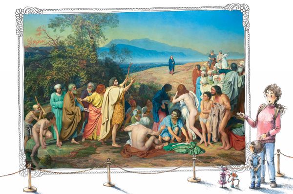 Коля в Третьяковской галерее