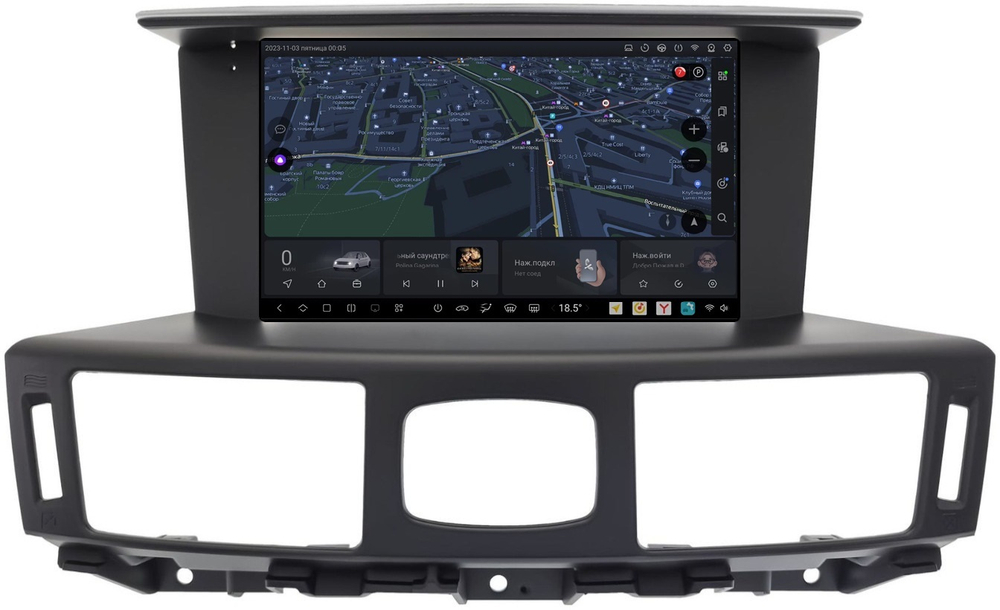 Магнитола для Infiniti Q70, M25, M37, Nissan Fuga 2009-2016 (поддержка Bose и 360) - Carmedia SF-9100 (рамка 9") QLed+2K, Android 13, UIS7870 (DUDU7), CarPlay, SIM-слот