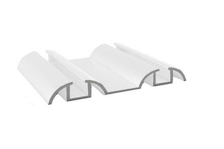Белый глянец Нижняя направляющая 5,9 м KR05