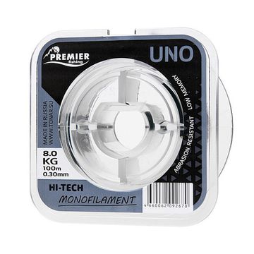 Леска UNO 0,30mm/100m Clear Nylon (PR-U-C-030-100) Premier Fishing