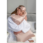 Наволочка из натурального шелка цвета пыльной розы из коллекции essential, 50х70 см