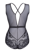 Боди Frozen Black с эффектом мерцания (Размер: 44) (Цвет: черный)