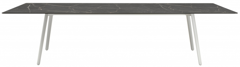 Стол ламинированный Scab Design Squid, белый, черный мрамор Сахара