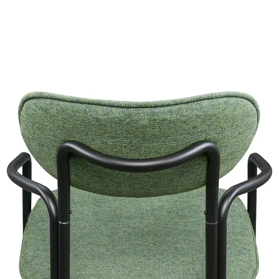 Стул Ror, Round, зеленая рогожка