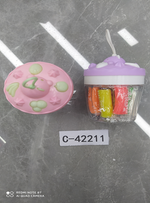 Тесто для лепки банка морожное 8 цветов, C-42211