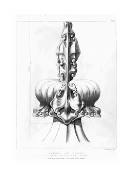 Gothic ornaments, selected from various ancient buildings, both in England and Franc, during the years 1828, 1829, and 1830 | Augustus Pugin