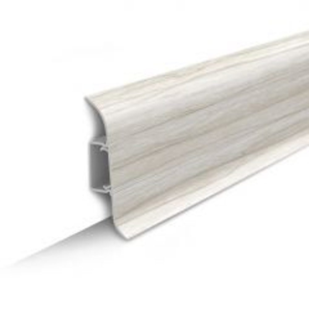 Плинтус ПВХ Идеал Классик 267 Клен белый 2200х55х22 мм