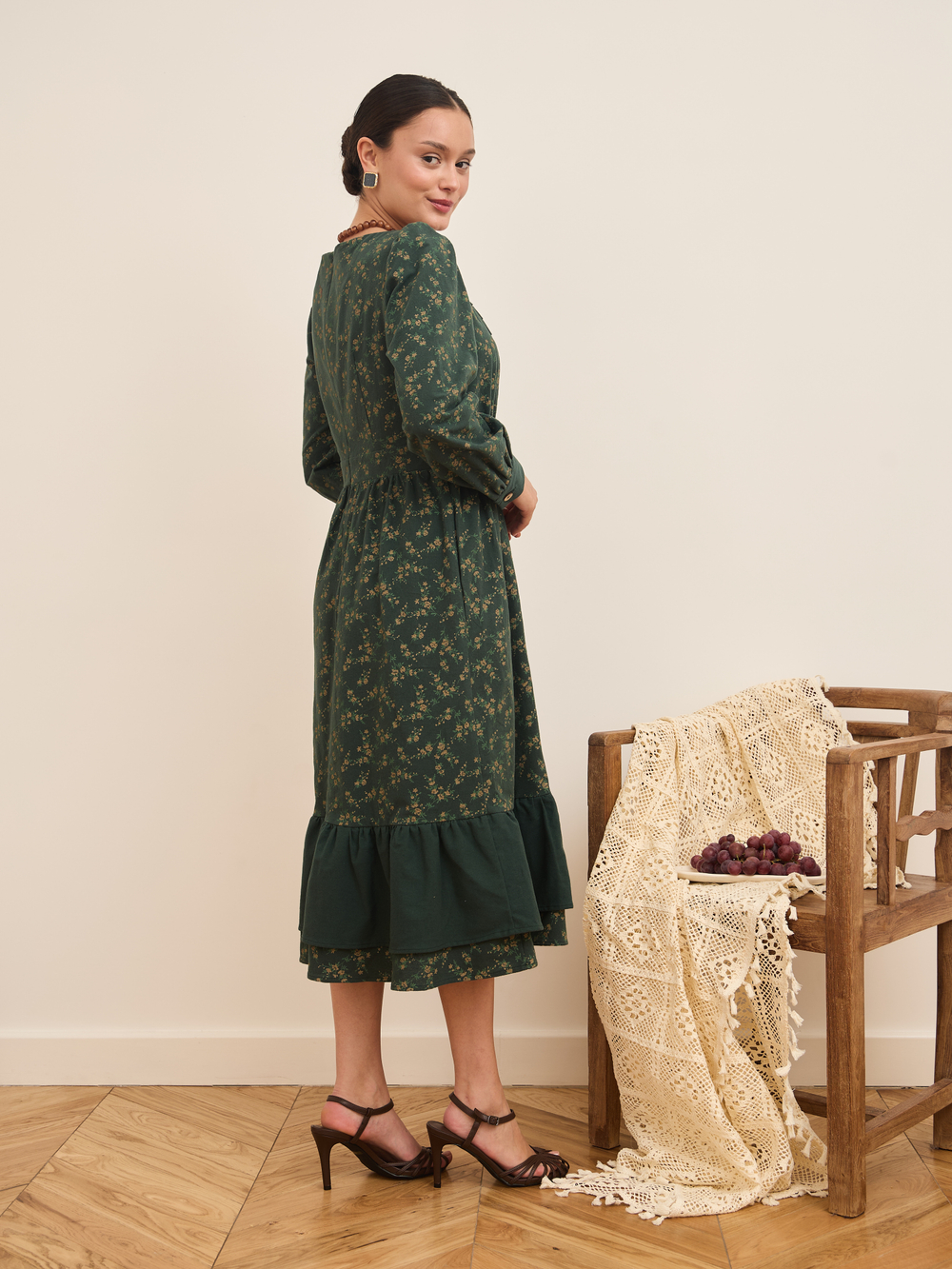 Платье с драпировкой