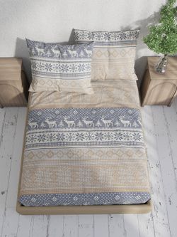 Простынь на резинке сатин Milky Garden "Скандинавия" 120x200 см