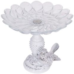 Фруктовница-конфетница Птичка Терра сонг Сильвер