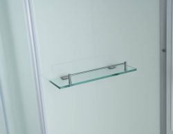 Душевая кабина AvaCan (АваКан) C3090 LED со средним поддоном, с ГМ, с электрикой и LED освещением, 90х90х215