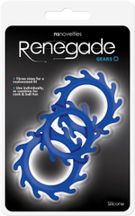 Набор из 3 синих эрекционных колец Renegade Gears (Цвет: синий)