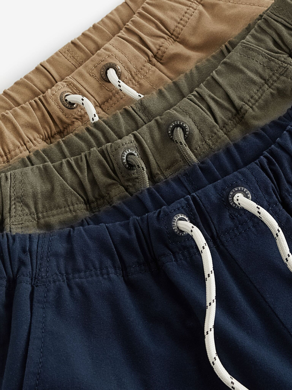 Шорты для мальчика Next N41-746, 3 шт., Темно-синий, Песочный, Хаки