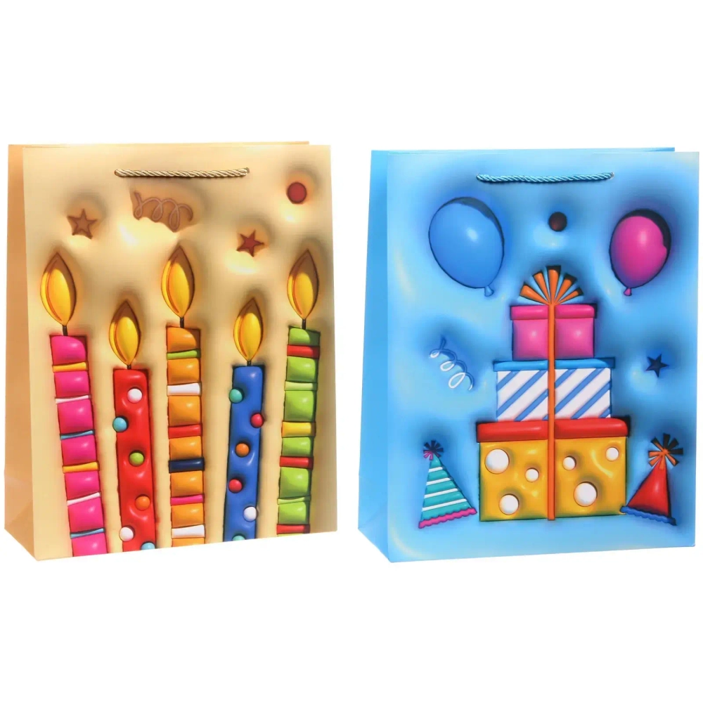 Пакет подарочный «Подарочек» 26*32*10 см, микс