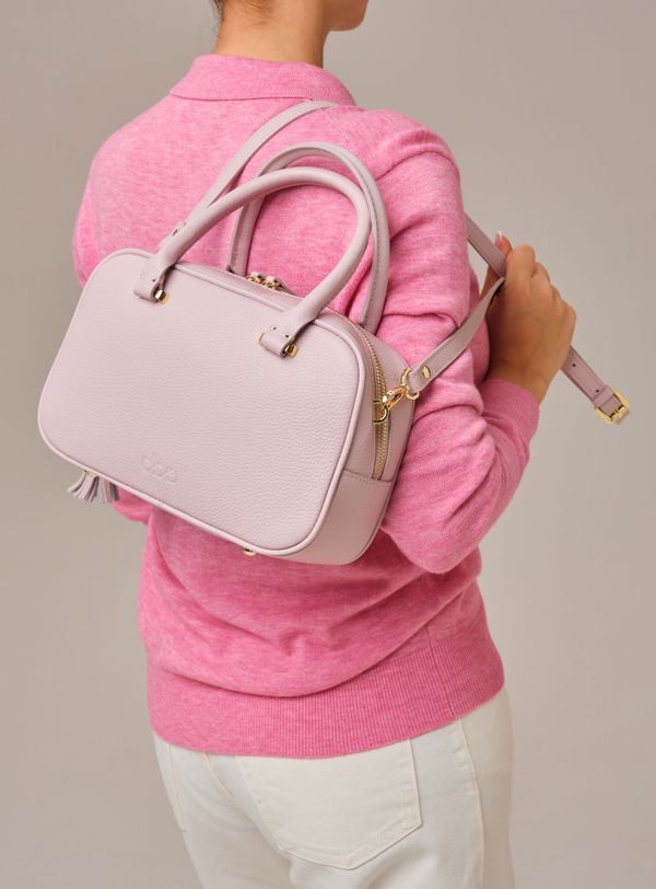 Кожаная сумка Hawaii DBR 31216 розовый дым