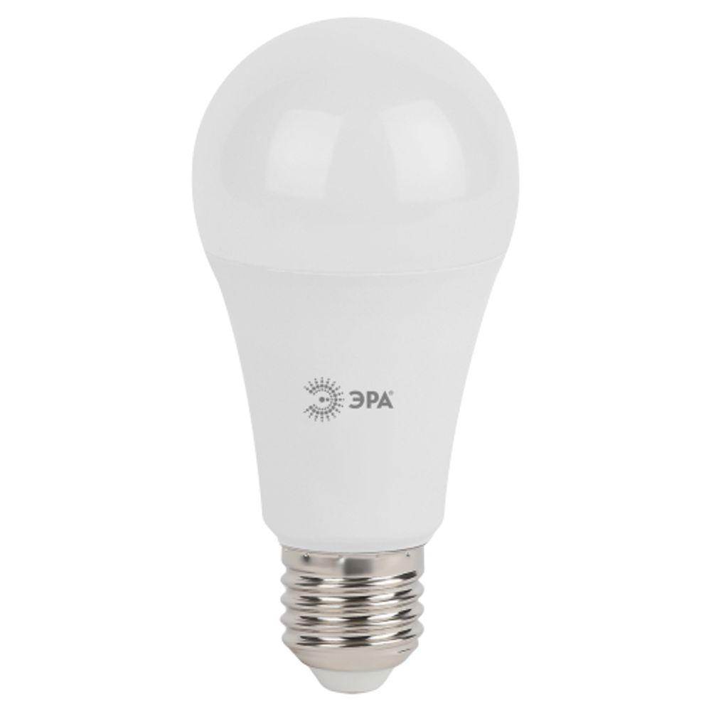 Лампа светодиодная ЭРА STD LED A60-17W-840-E27 17Вт груша нейтральный белый свет Е27 | Лампы cветодиодные Груша (A)