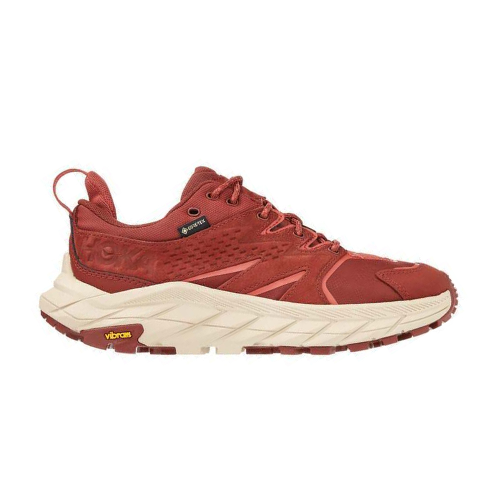 Кроссовки женские HOKA W ANACAPA LOW GTX Cherry Mahogany / Hot Sauce