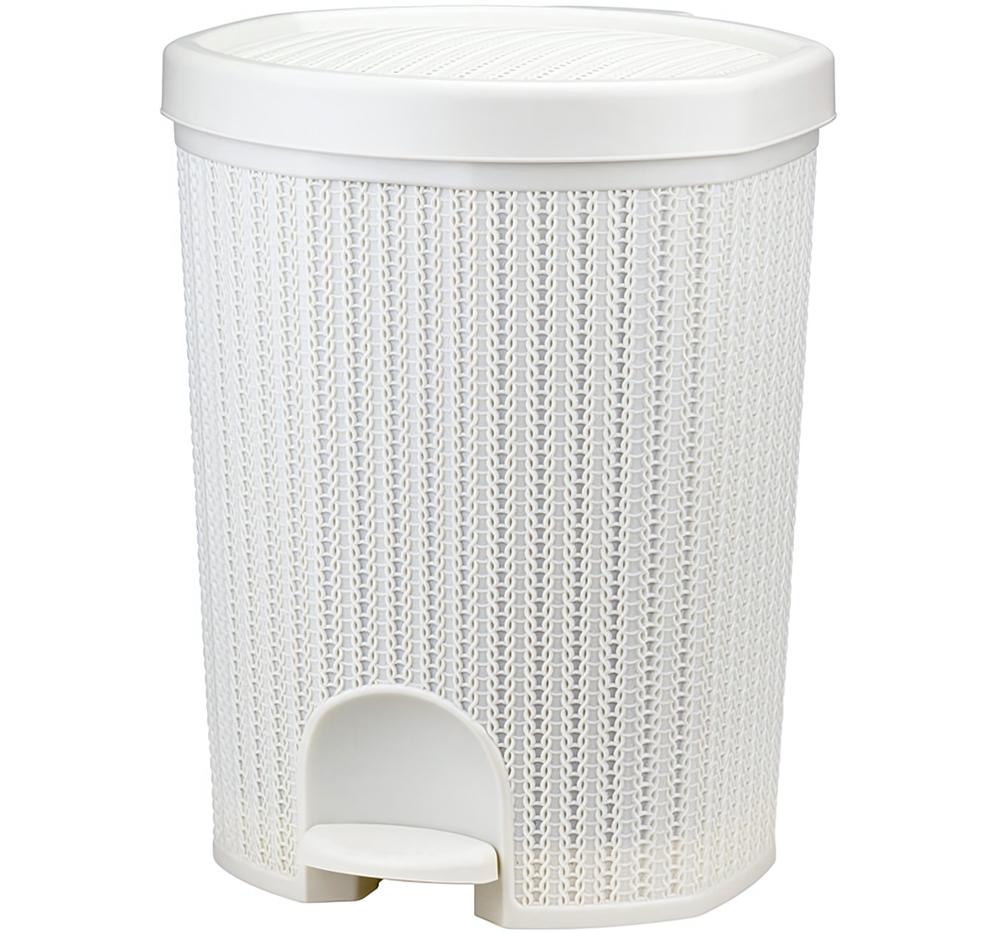 Контейнер для мусора педальный ВЯЗАНИЕ 18л