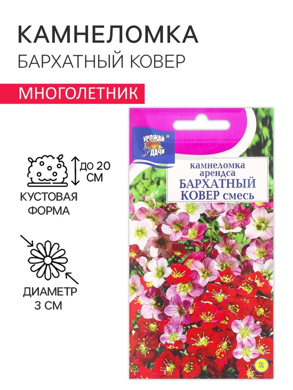 Камнеломка "Бархатный ковер", 0,01 г