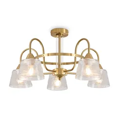 Люстра FR5522PL-05BS1 Карамель / Caramel E27x5 Freya fr5522pl-05bs1