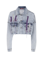 Жакет джинсовый blue crop LAVENDER