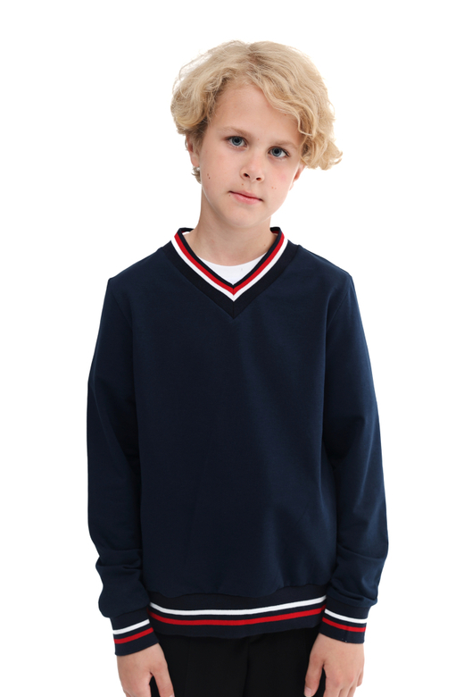 Джемпер джерси ТЕМНО-СИНИЙ