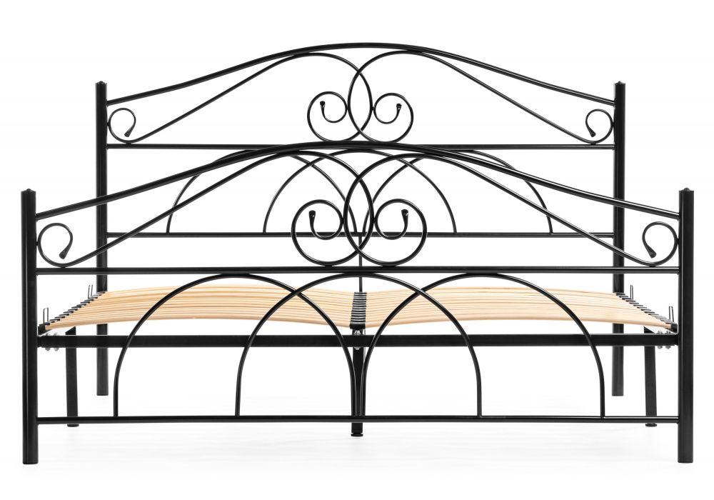 Двуспальная кровать Морика 160х200 черная