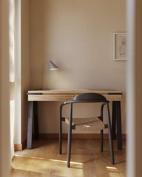 Стул Glynis черный со светлым сиденьем