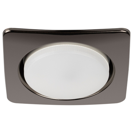 Светильник встраиваемый ЭРА KL71 BK /1 (к) под лампу GX53 черный металл термокольцо в комплекте