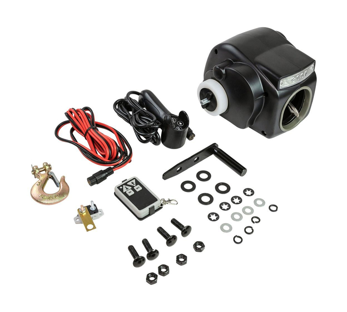 Лебедка электрическая autoTRAC DayRunner на трейлер, 2500lbs, черная