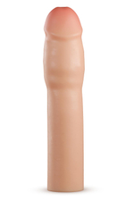 Телесная насадка-удлинитель Resilience - 17,7 см. (Цвет: телесный)