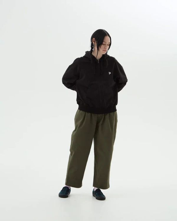 Худи Zip P Logo LW черное - фото 4
